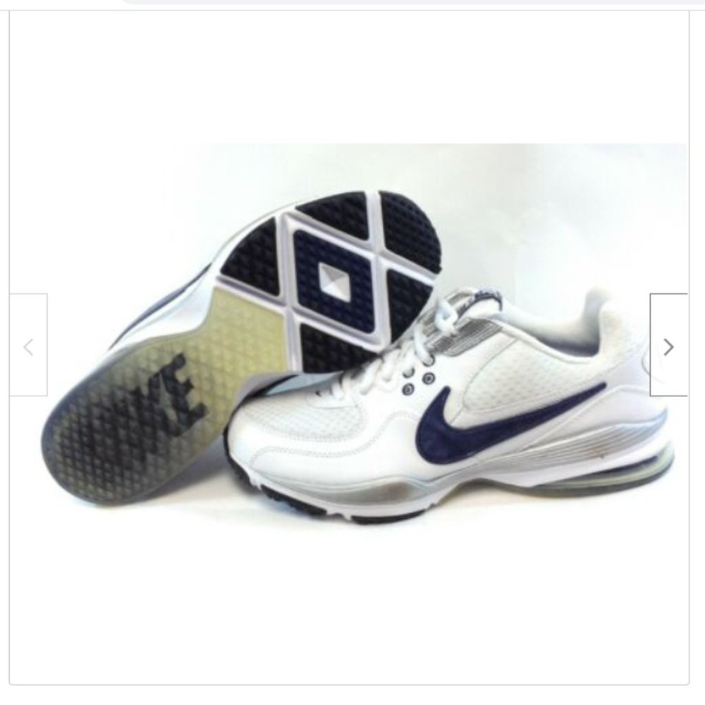 Womens Nike Air Max Team 9.5 41 407862 101 White Black Sneakers Shoes Trainers